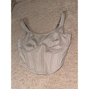 Gilly hicks tan corset top